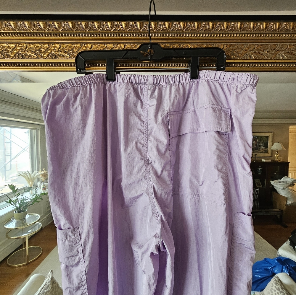 H&M Lavender Parachute Pants - size xl - Picture 6 of 9